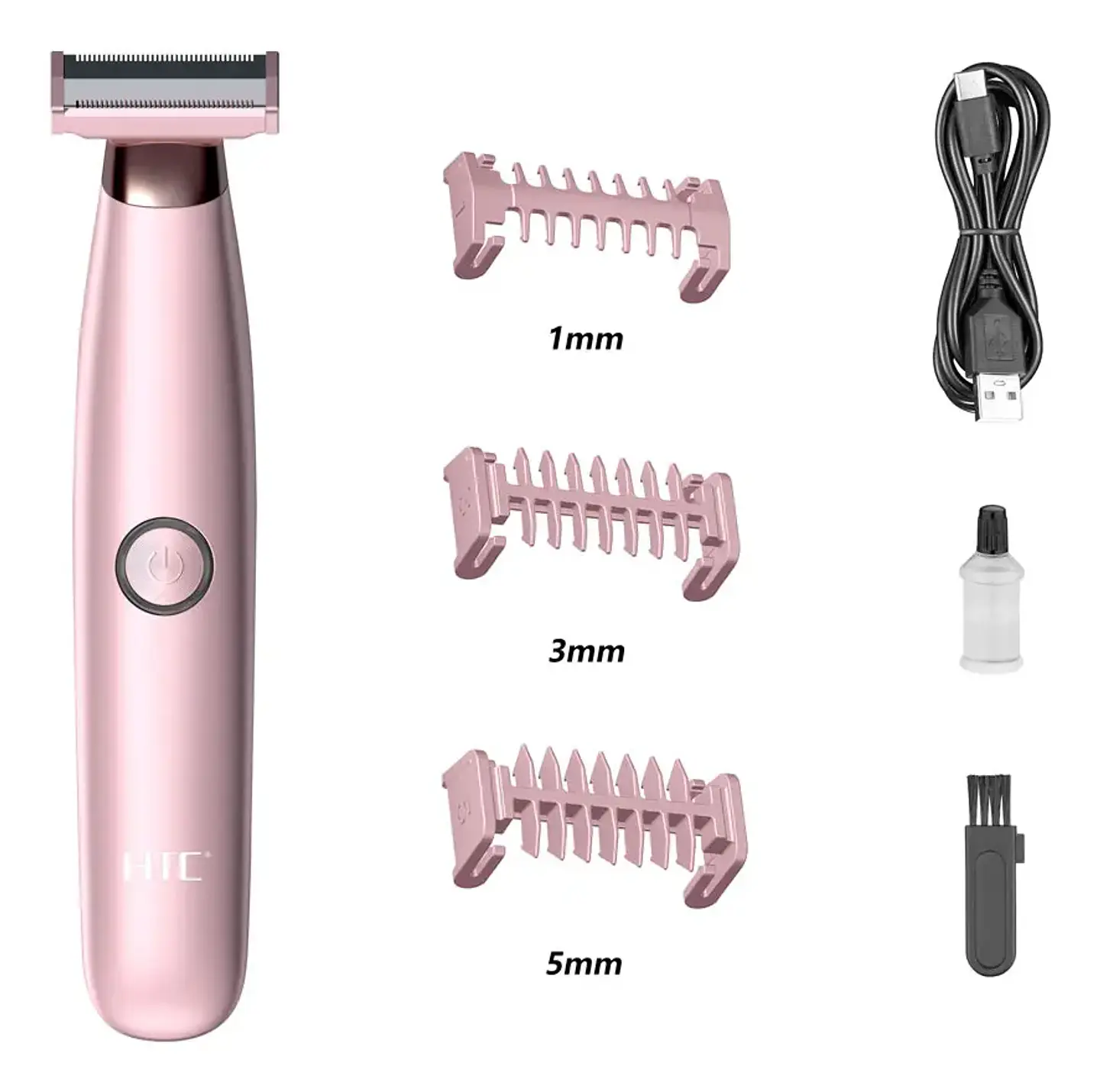 Depiladora Afeitadora Corporal Htc Shaver Hl-287 Color Rosa 3