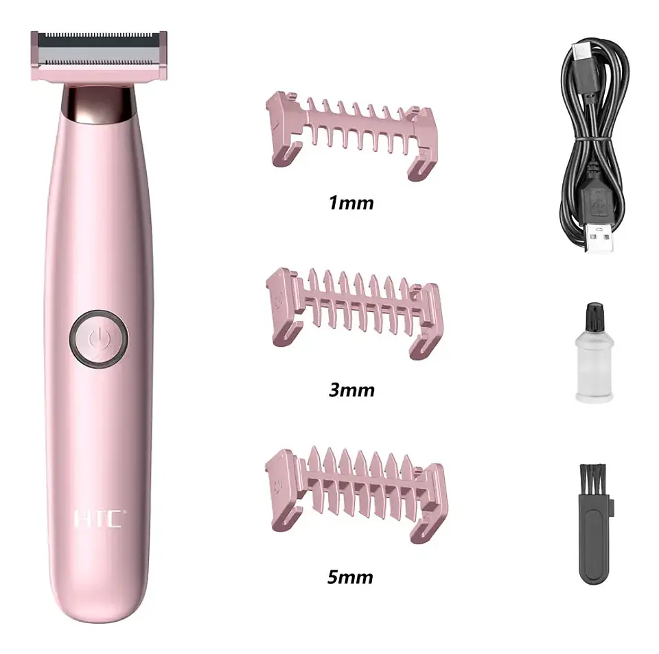 Depiladora Afeitadora Corporal Htc Shaver Hl-287 Color Rosa 3
