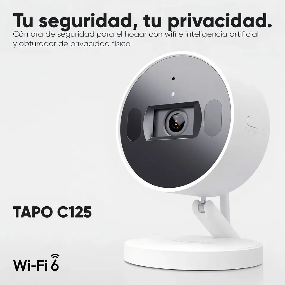 Cámara De Seguridad Ai Wi-fi Tp-link Tapo C125 Blanco 2