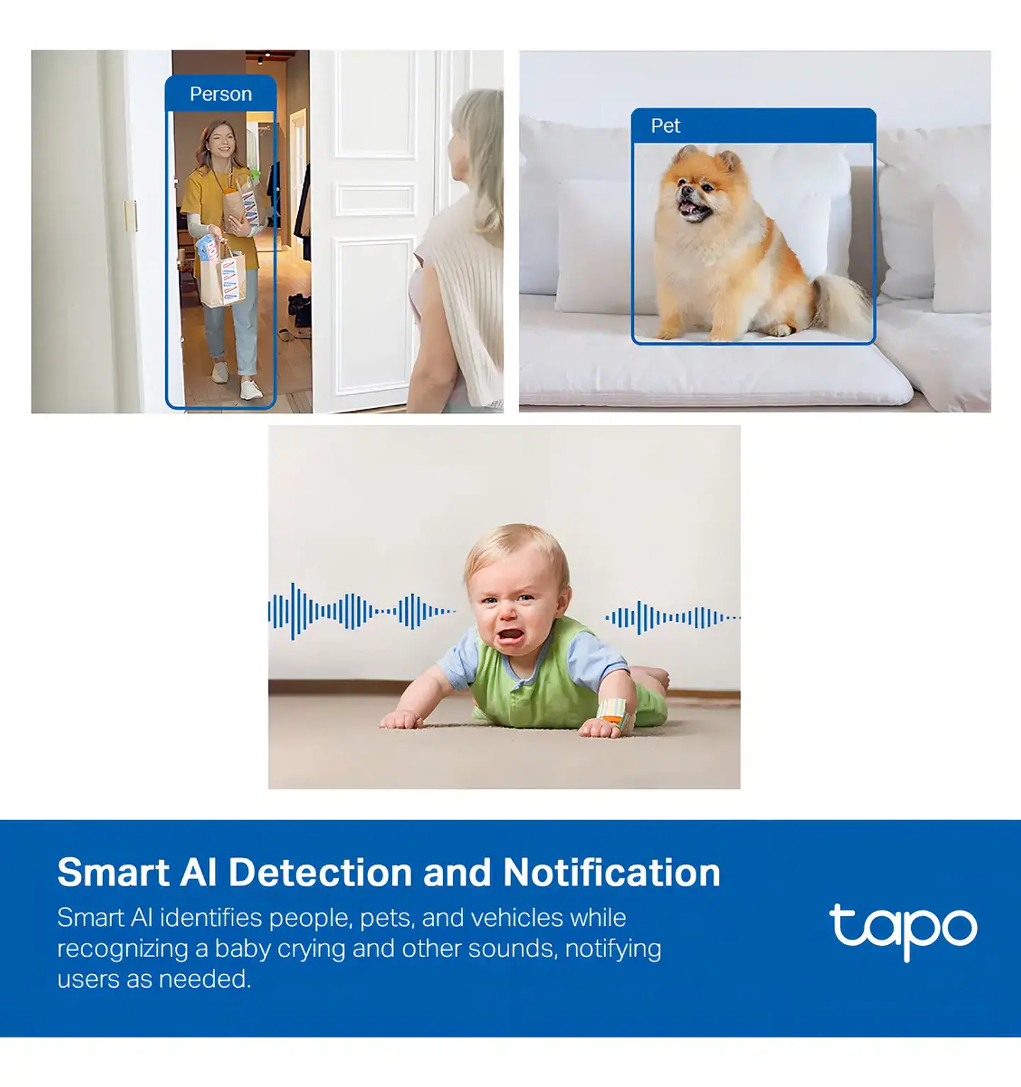 Cámara De Seguridad Ai Wi-fi Tp-link Tapo C125 Blanco 6