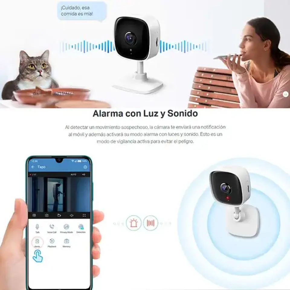 Cámara De Seguridad Wifi 2k Tp-link Tapo C110 2