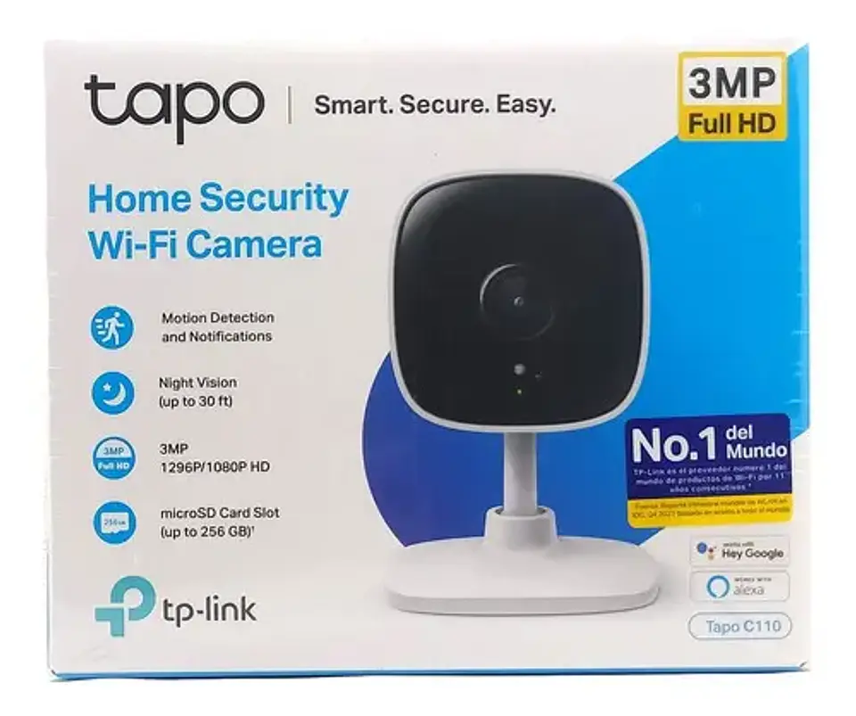 Cámara De Seguridad Wifi 2k Tp-link Tapo C110 4