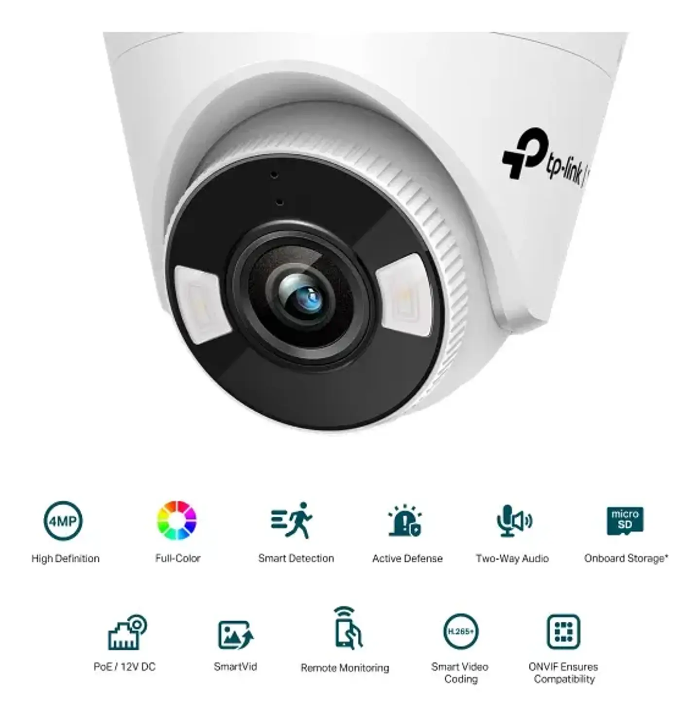 Camara Red Video Vigilancia Turret 4mp Ir Tp-link Vigi C440 3