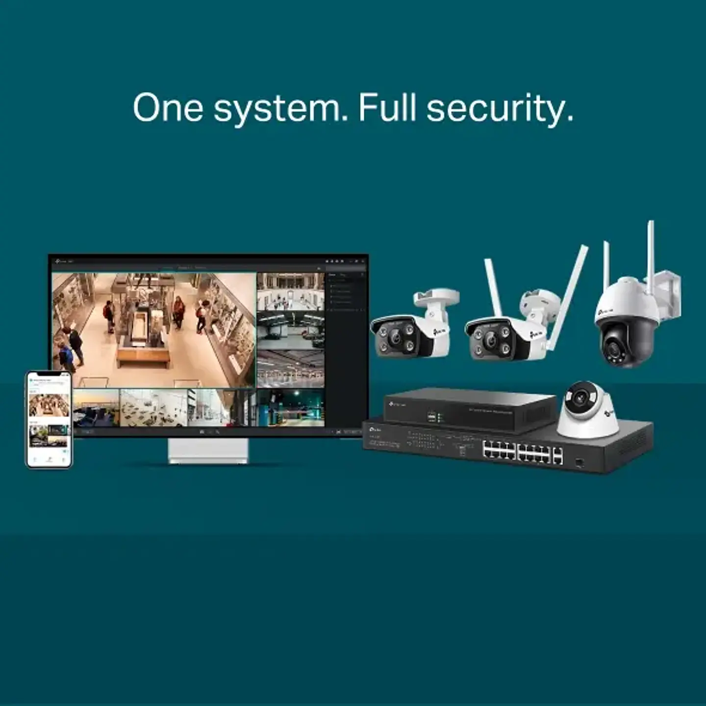 Camara Red Video Vigilancia Turret 4mp Ir Tp-link Vigi C440 5