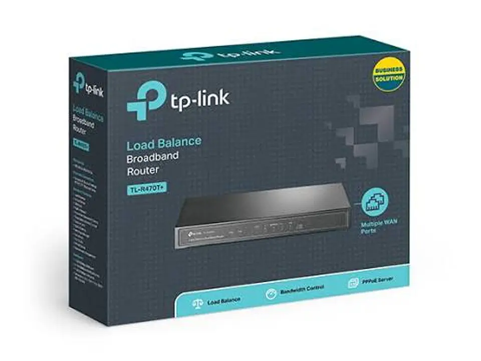 Router Balanceador De Carga Tp-link R470t+ Servidor Pppoe V6.0 Negro 1
