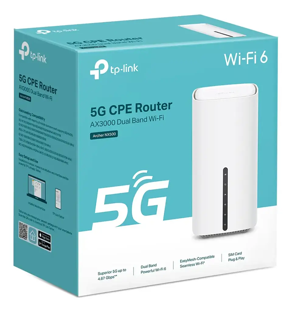 Router 5g Chip Wifi 6 Tp-link Archer Nx500 2