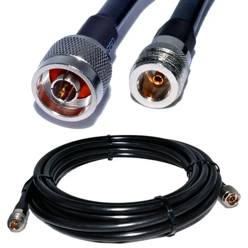 Cable Para Antena Tp-link Tl-ant24ec6n Conector N 6 Metros 1