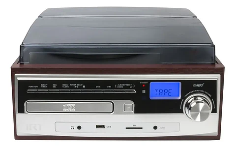 Tornamesa Los 80 Irt Usb/sd/ Radio Fm/ Aux/ Bt/ Cd/cas Fx