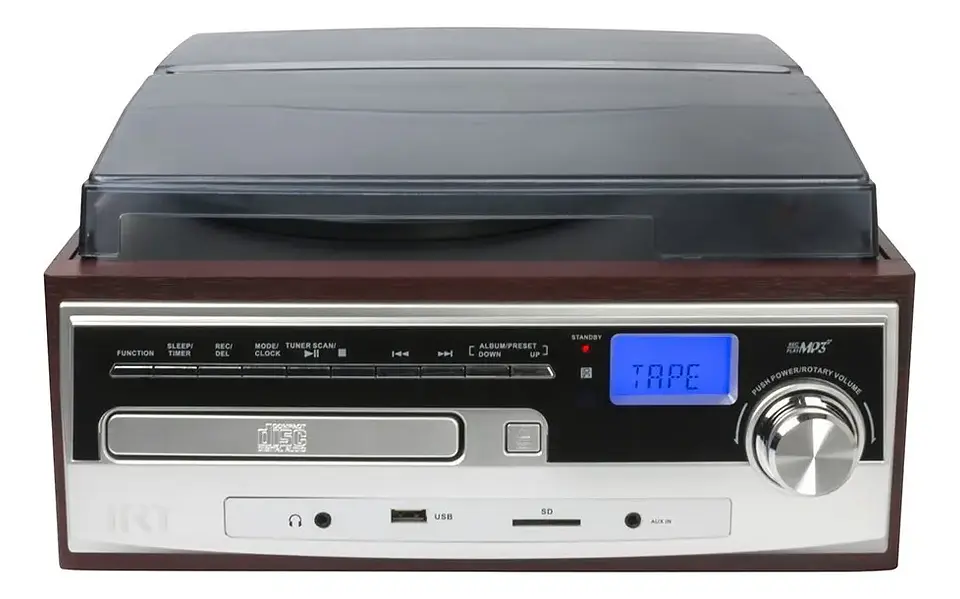 Tornamesa Los 80 Irt Usb/sd/ Radio Fm/ Aux/ Bt/ Cd/cas Fx 1
