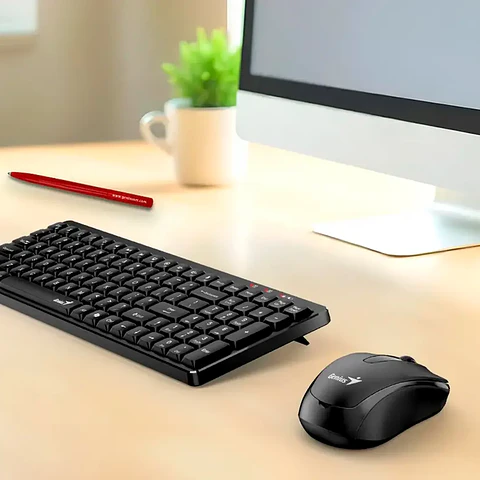 Kit Teclado Y Mouse Genius Q8100 Inalambrico Luxe Mate