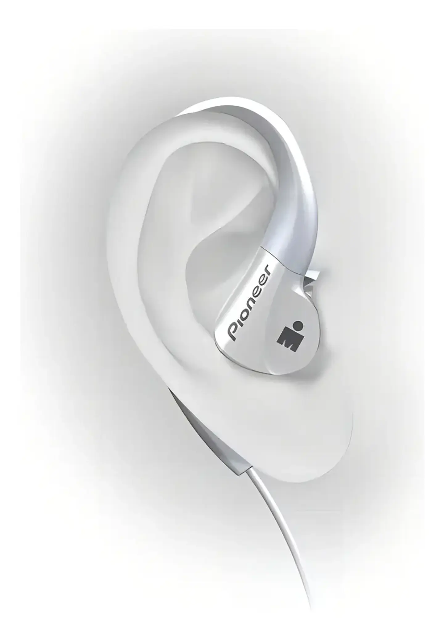 Audífono Pioneer Clip Ear Deportivo Se-e3m Blanco Fx 2
