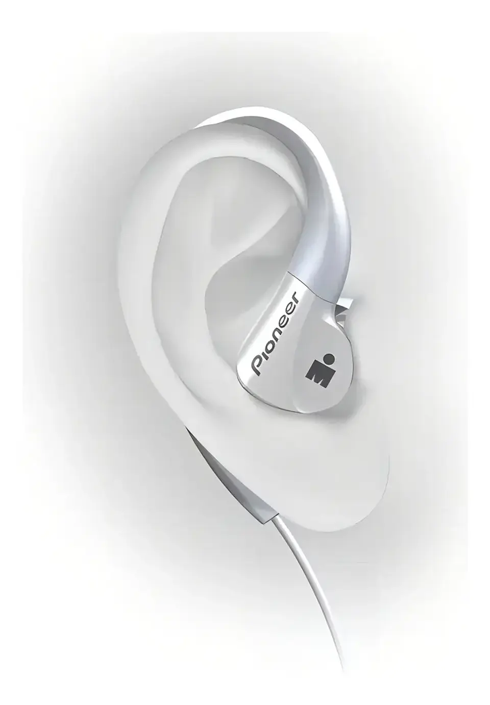 Audífono Pioneer Clip Ear Deportivo Se-e3m Blanco Fx 2