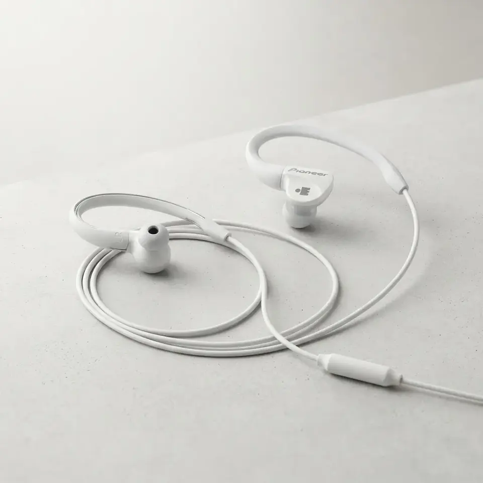 Audífono Pioneer Clip Ear Deportivo Se-e3m Blanco Fx 3