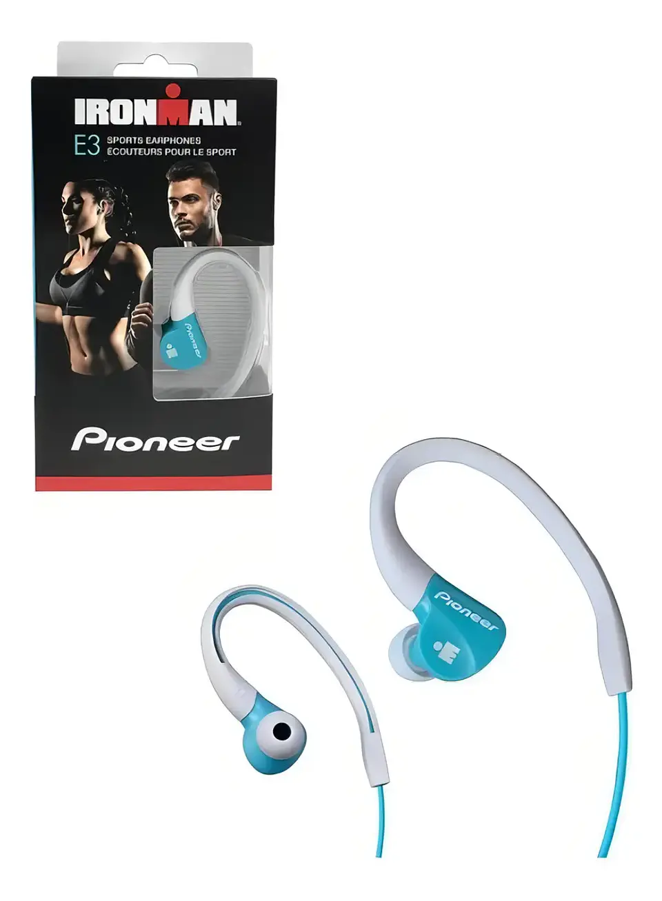 Audifonos Pioneer Se-e3m Gr Aqua Deportivos 2