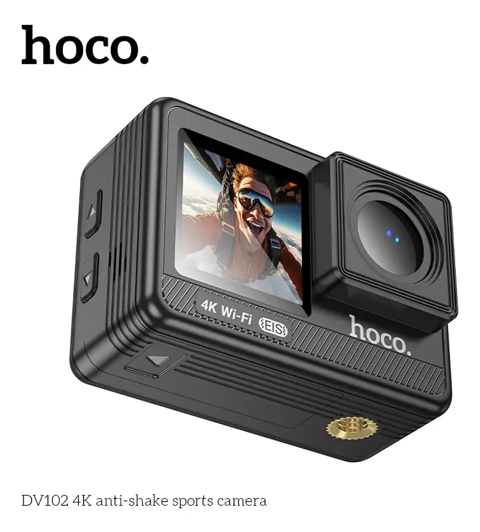 Hoco Cámara Deportiva Dv102 - Videocámara Compacta Negro 1