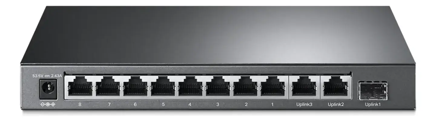 Switch 8 Port Poe+ 2 P Gigabit + 1 Sfp Tp-link Tl-sl1311mp 1