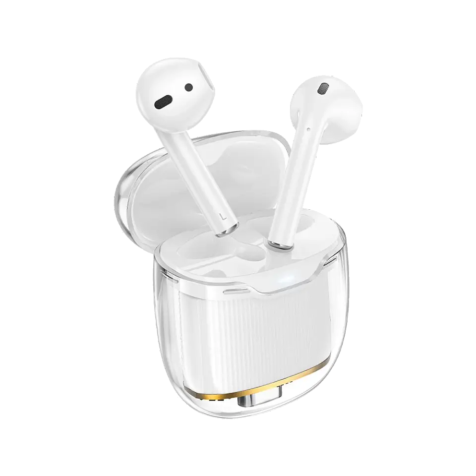Audífonos Hoco Ew52 Bluetooth 5.3 Tws Blanco 3