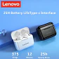 Audifono Lenovo Tws Qt82 Negro - Miniatura 3