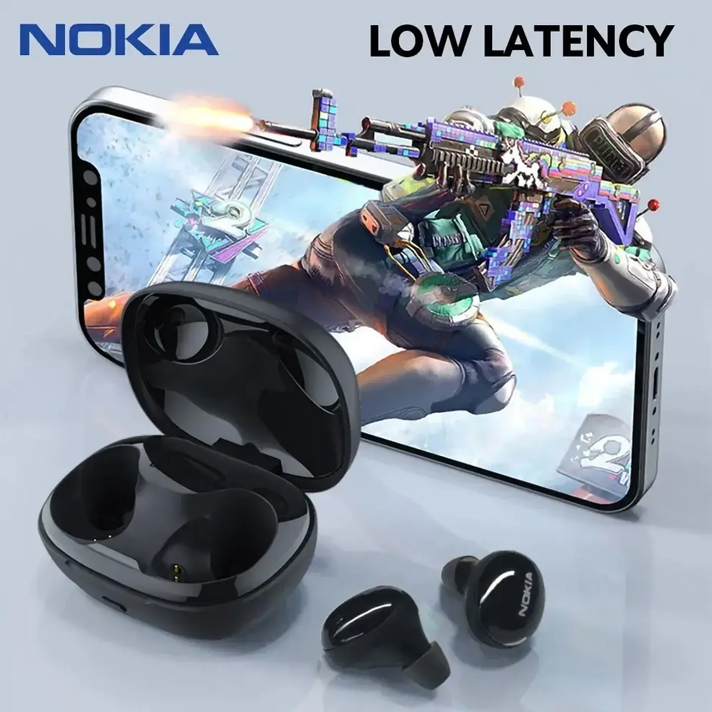 Audifonos Nokia Comfort Earbuds + Tws411w Bluetooth Negro 4