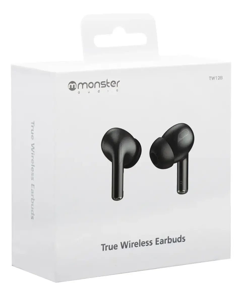 Auriculares Monster True Wireless Tw12 TW12B Negro 2