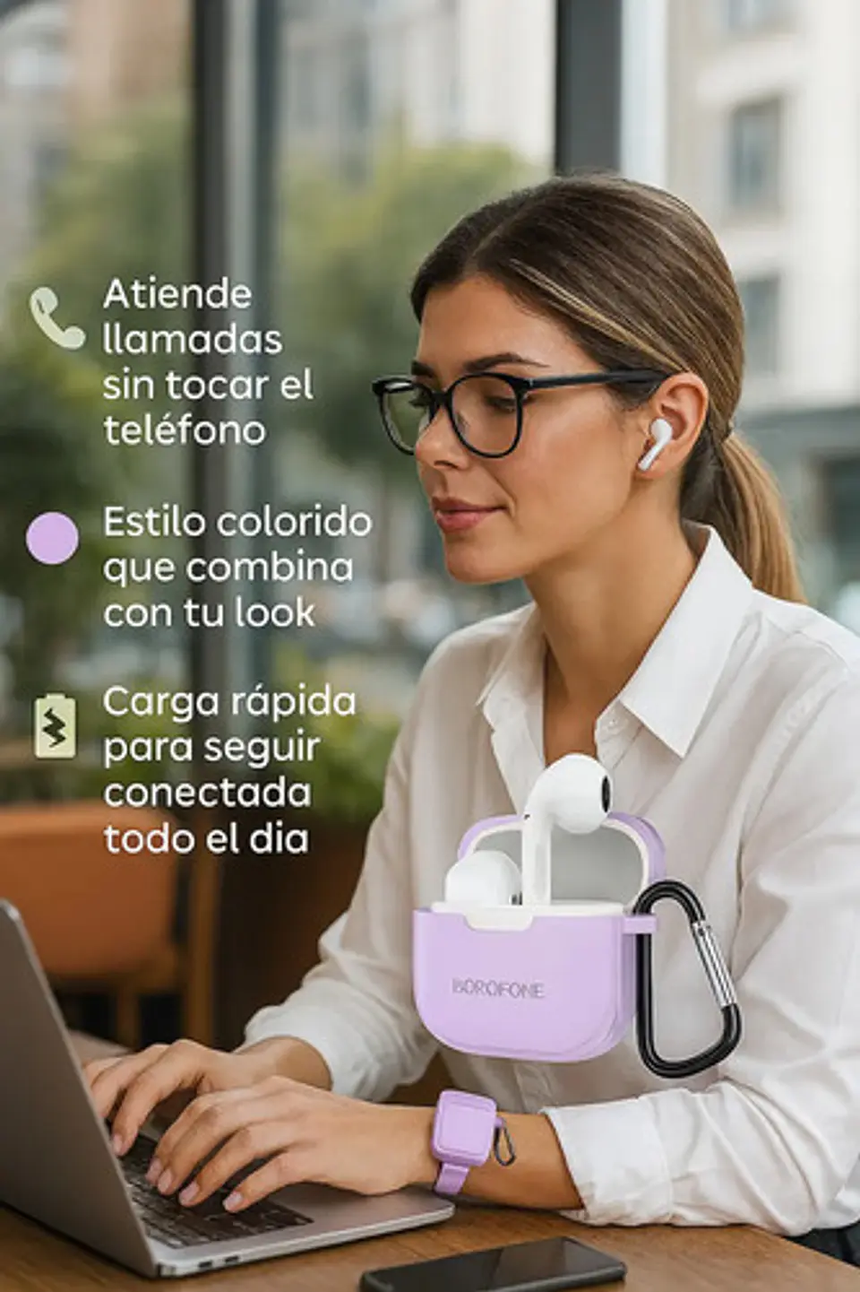 Auriculares Borofone Bluetooth BW29 2