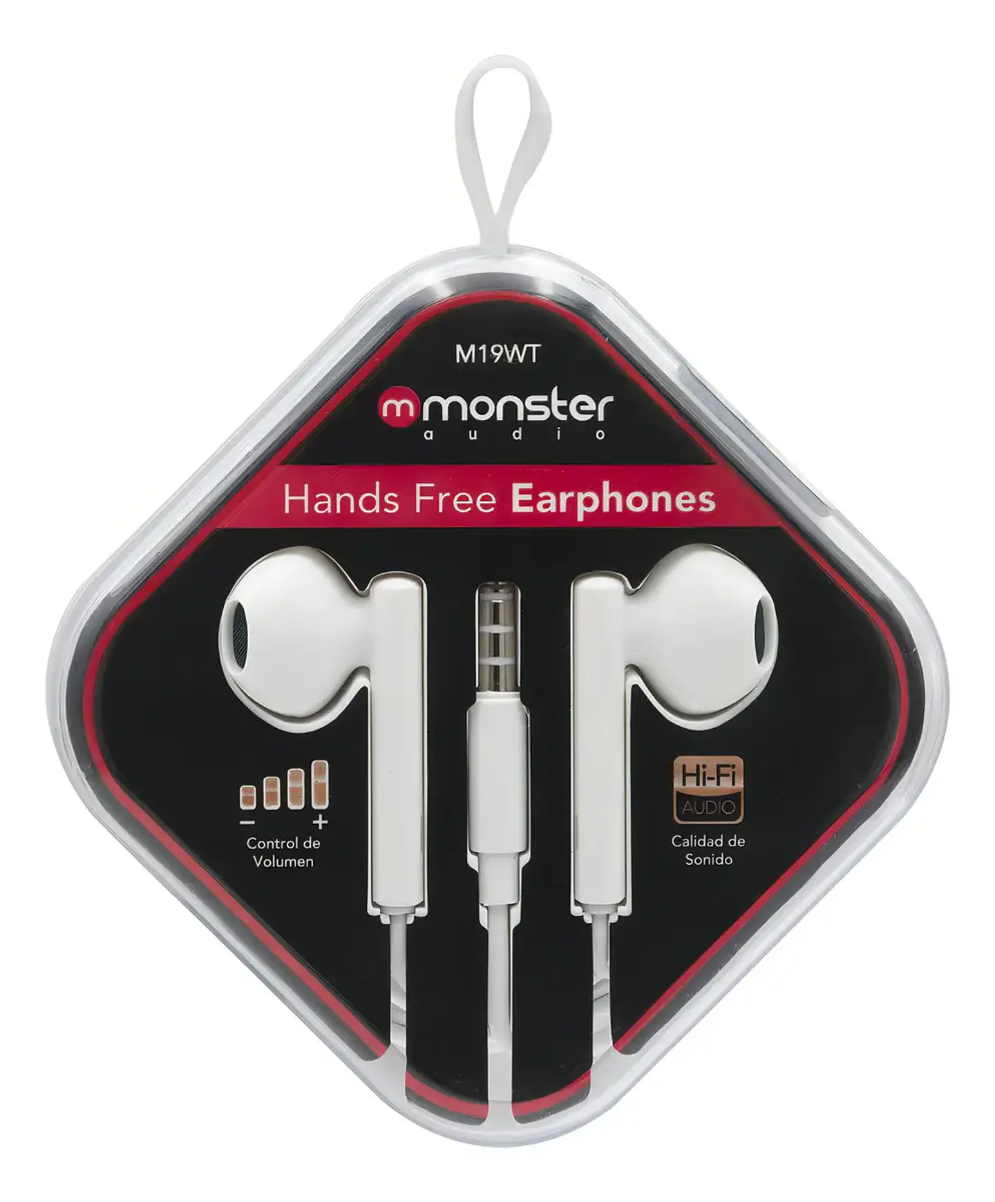 Audífonos Monster M19wt, Jack 3.5, Blanco 2