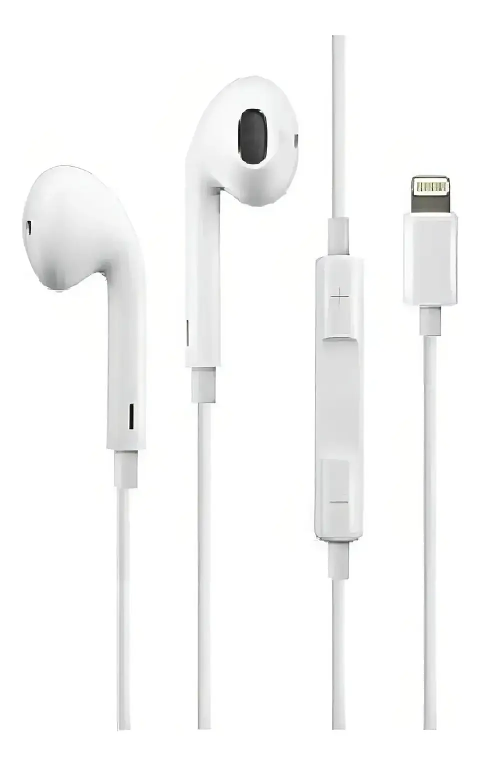 Audifonos Con Cable Para iPhone Auriculare Lightning In-ear Blanco 1