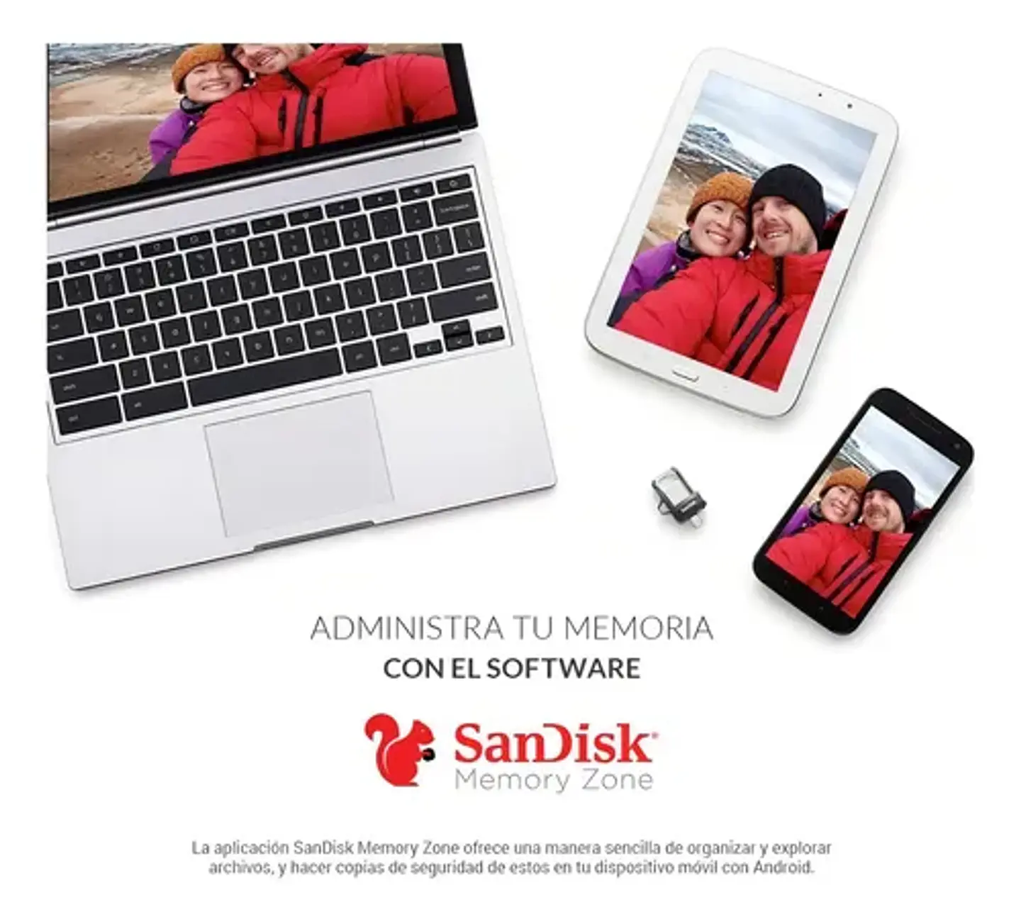 Pendrive Sandisk Ultra Dual M3.0 64gb 3.0 Negro 3