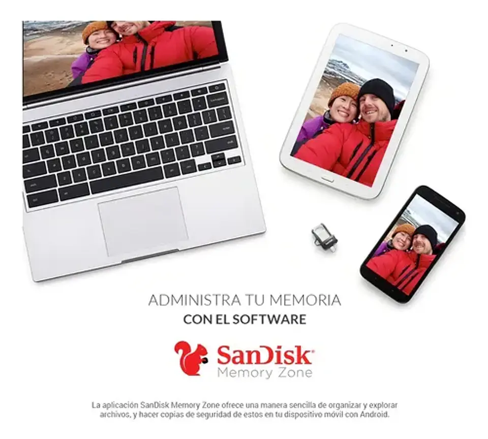 Pendrive Sandisk Ultra Dual M3.0 64gb 3.0 Negro 3
