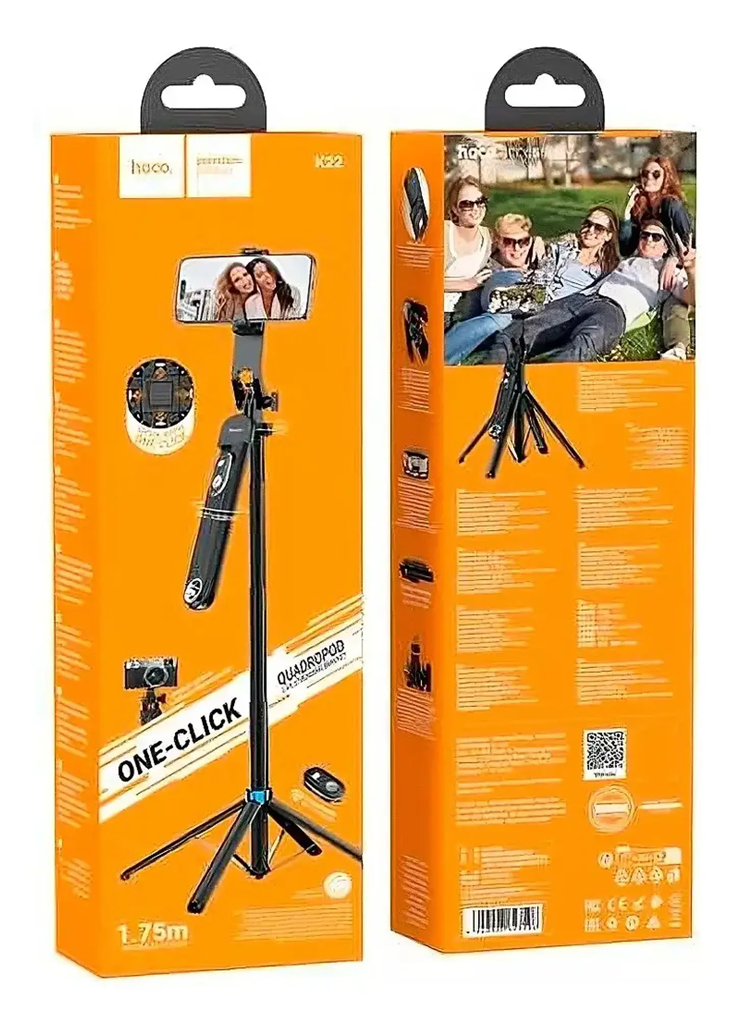 Soporte Para Telefono, Selfie Hoco K22 Bt. 1,75m. 2