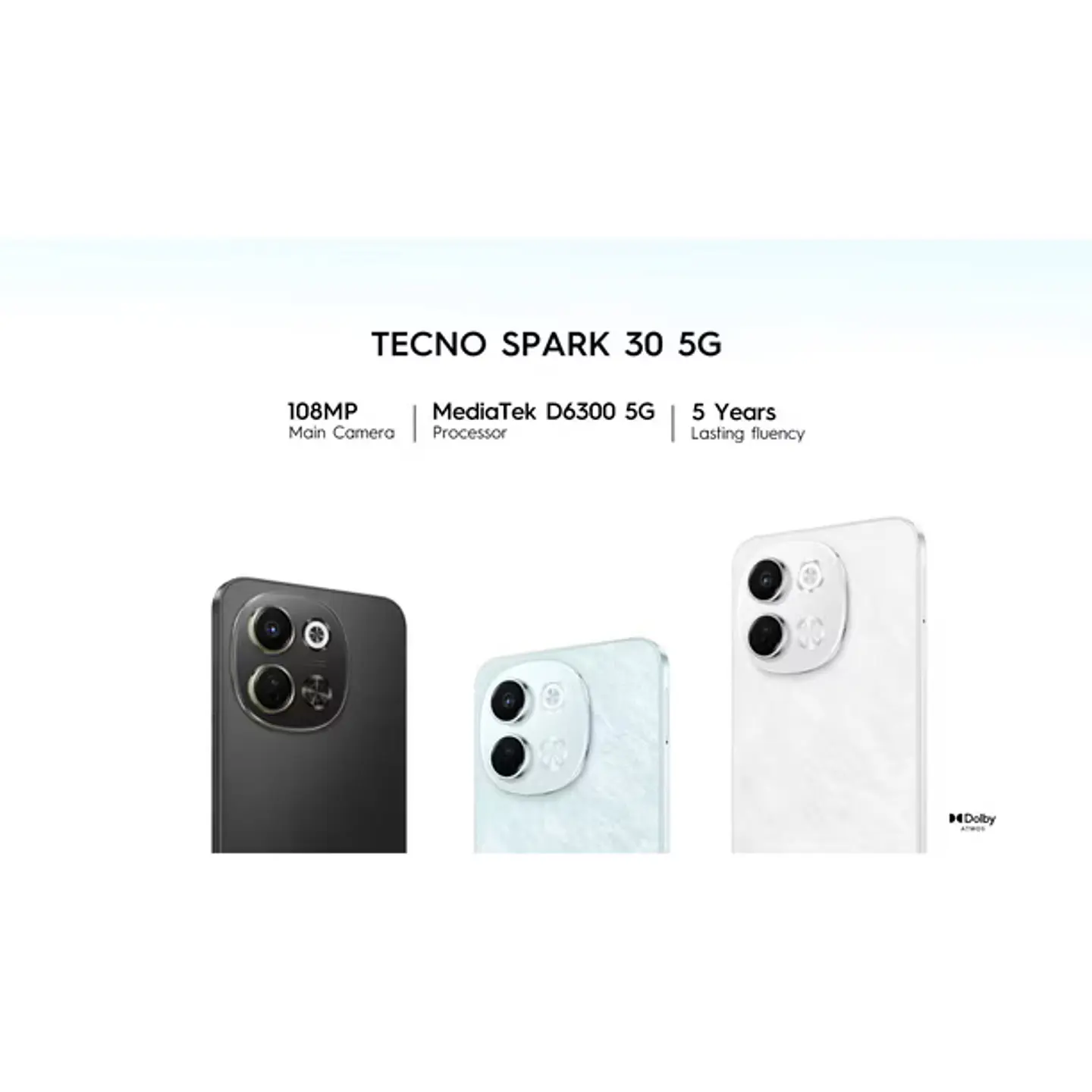 Celular Tecno Spark 30 5G 256 GB, Aurora Cloud 5