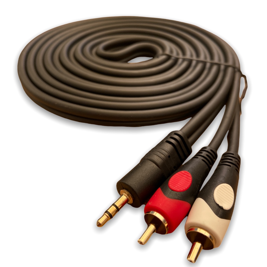 Cable Plug 3.5mm Stereo a 2 RCA