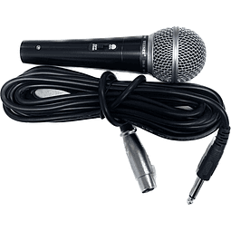 micrófono dinámico ,  metálico 