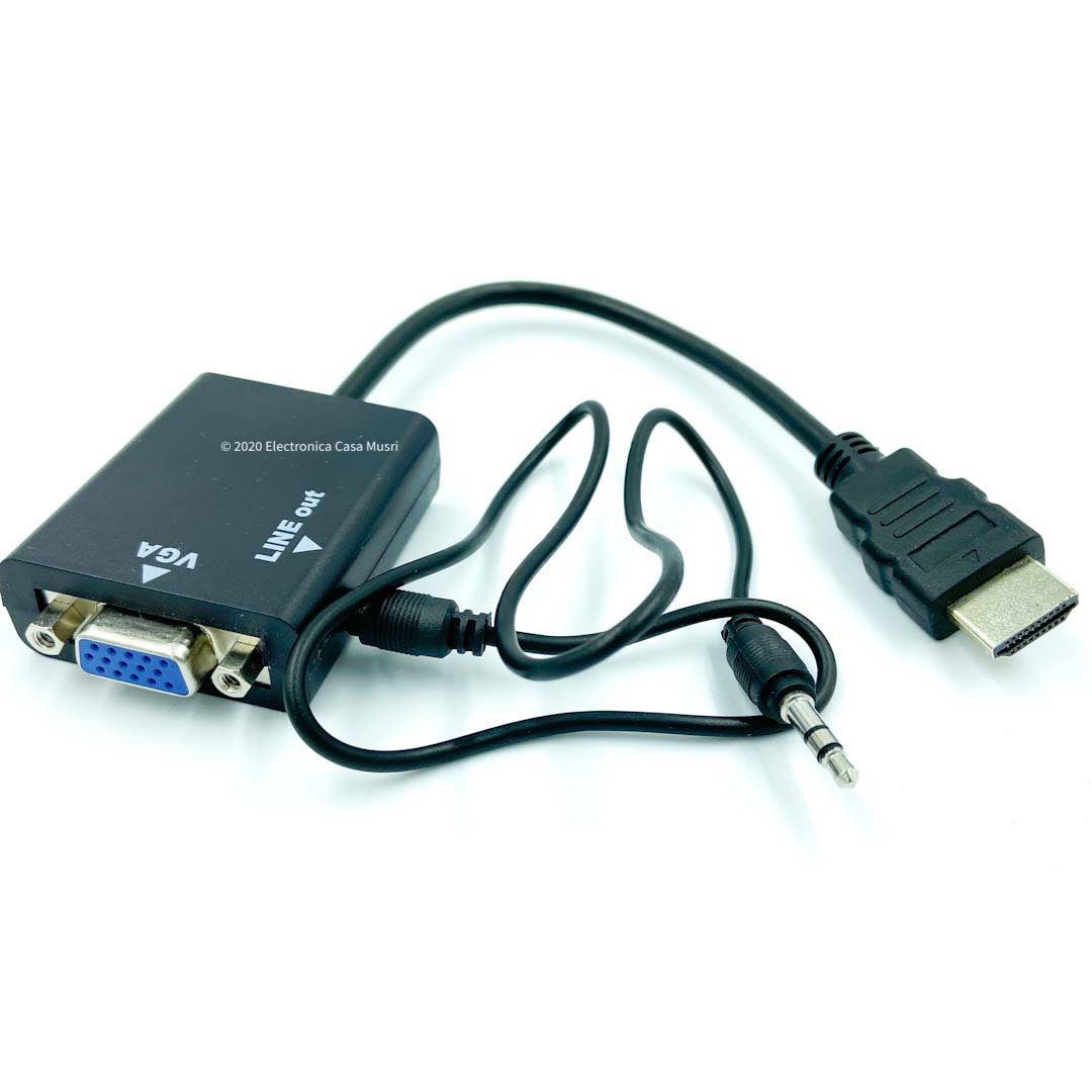 adaptador VGA a HDMI