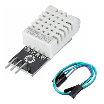 MODULO SENSOR DE TEMPERATURA Y HUMEDAD + JUMPERS REF. DHT22-PCB