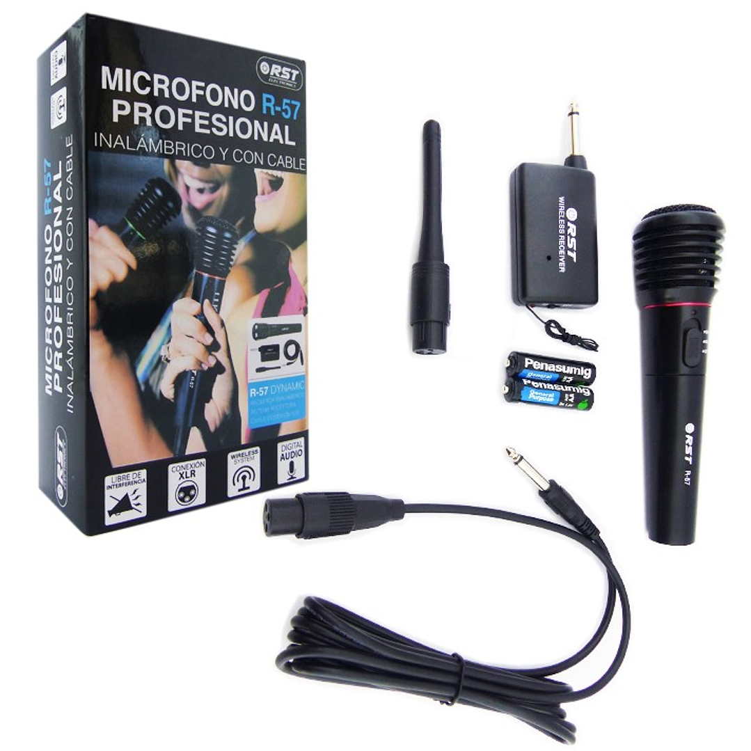 Micrófono Inalámbrico - Álambrico RST 1