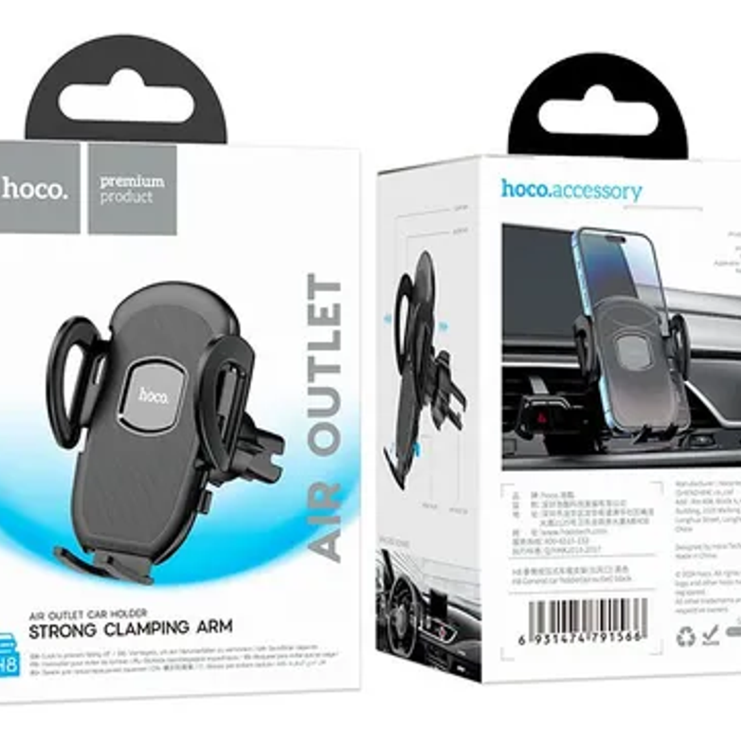 Soporte Celular Auto Hoco Air Outlet H8 1