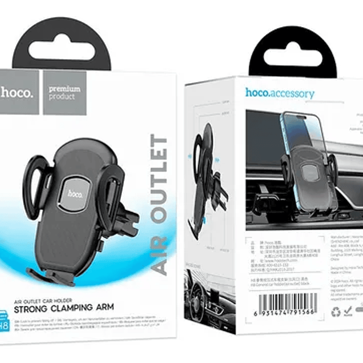 Soporte Celular Auto Hoco Air Outlet H8 1