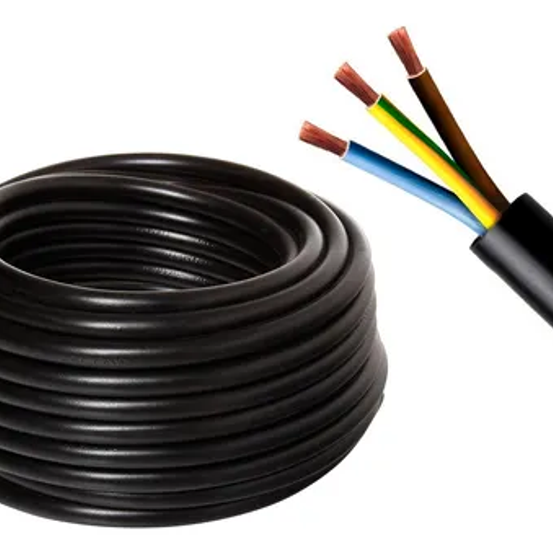 Cable Cordón Eléctrico 3x1.5mm² Metro Lineal 1