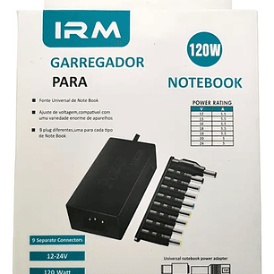 Cargador Universal para Notebook 120W 10 Puntas