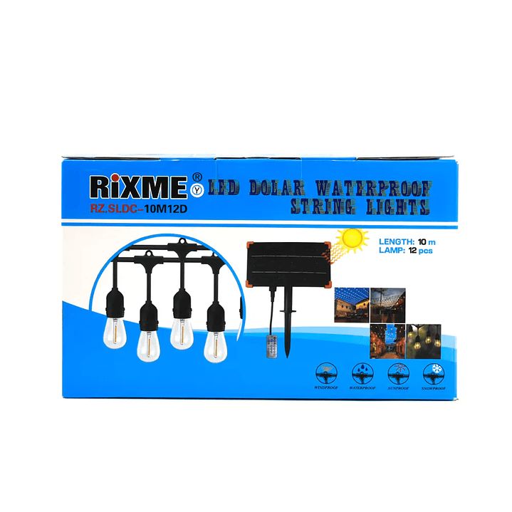 Guirnalda Solar Vintage 10 Metros Rixme 1