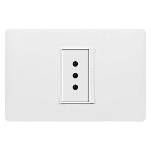 Enchufe Bticino Luzica Simple Embutido Blanco 10A