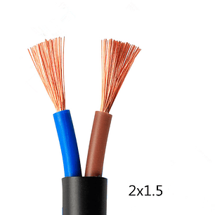 Cable Cordón Eléctrico 2x1.5mm² Metro Lineal
