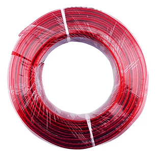 Cable Parlante Paralelo 2x1mm² Rojo Transparente Metro Lineal