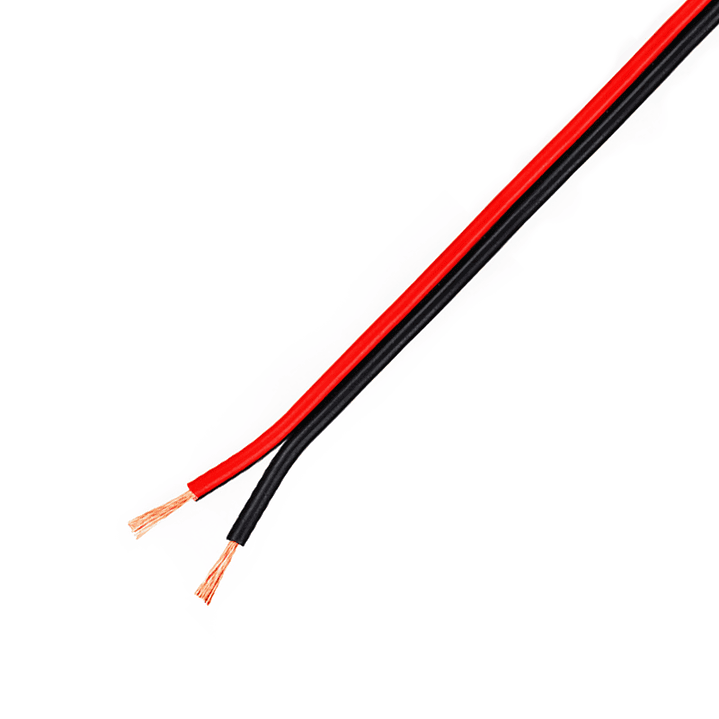 Cable Parlante Paralelo 2x0.75mm² Rojo Negro Metro Lineal 1