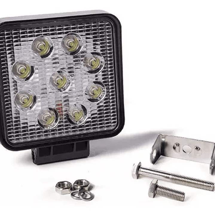Foco Neblinero 9 Led 27w 12-24V 3