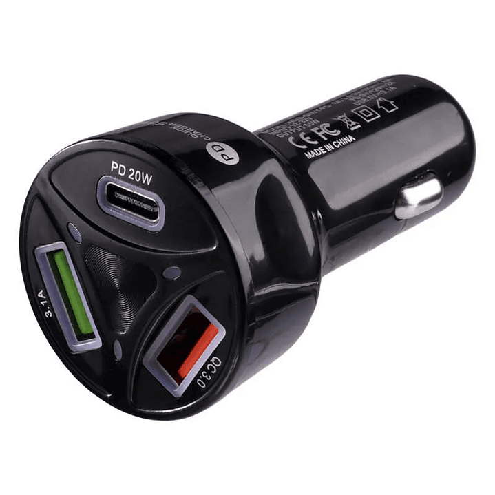 Cargador Auto Quick Charger MLE-003 55W 1