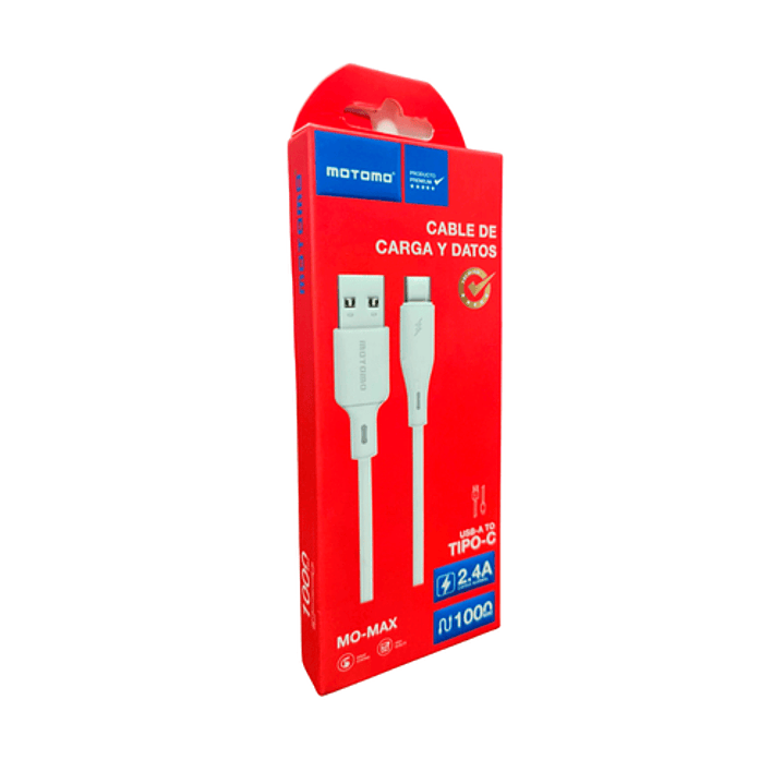 Cable USB-C Motomo 2.4A 1