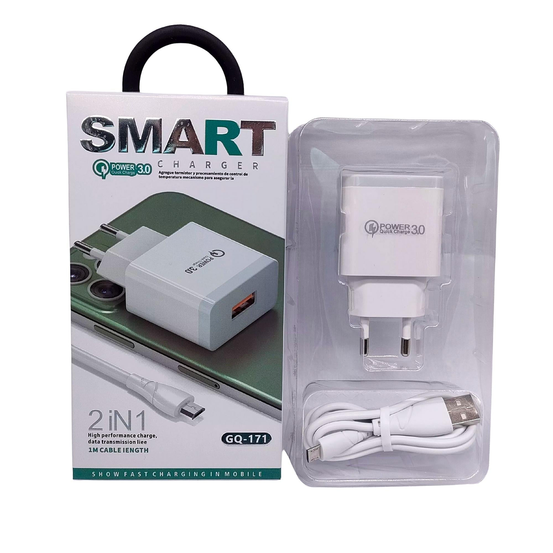 Cargador Micro USB Smart Charger 2n1  1