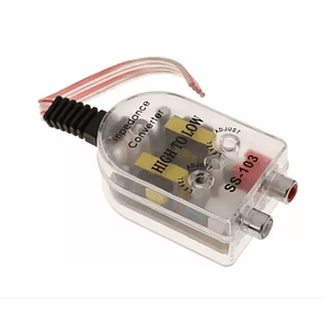 Conversor de Audio Impedancia Auto RCA